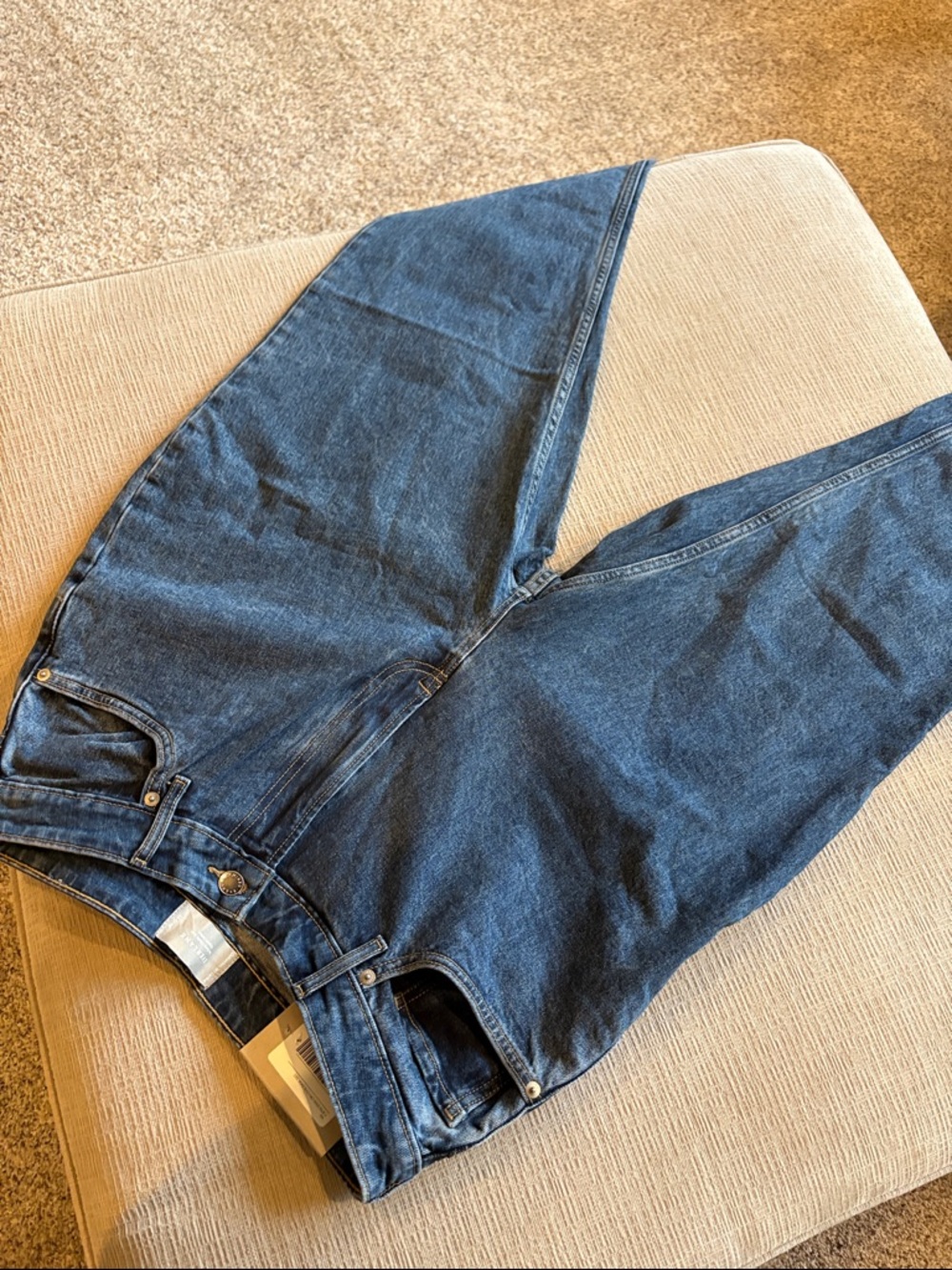 Everlane Blue Straight Curvy Cheeky Jeans - Picture 8 of 8